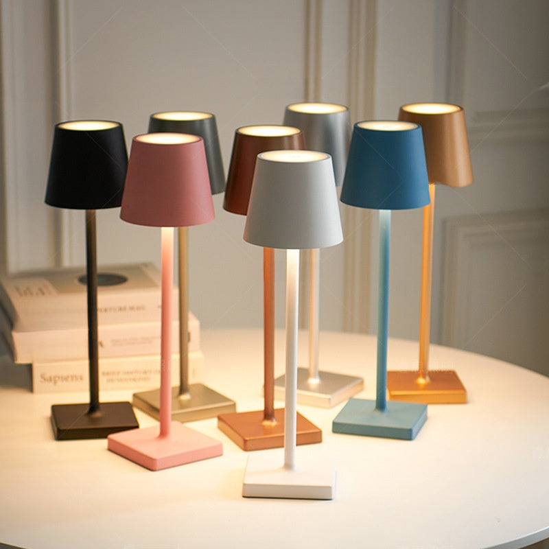 All Aluminum Rechargeable Table Lamp