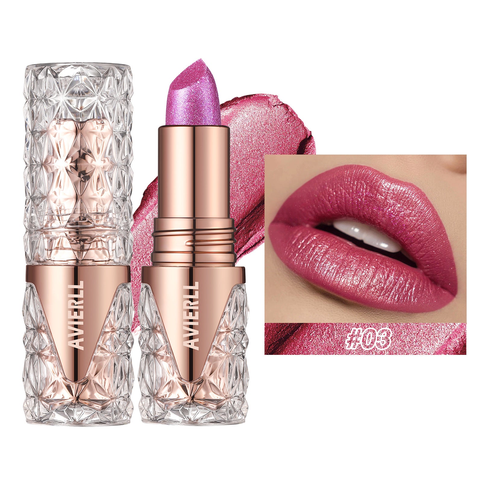 Pearlescent Shimmer Lipstick