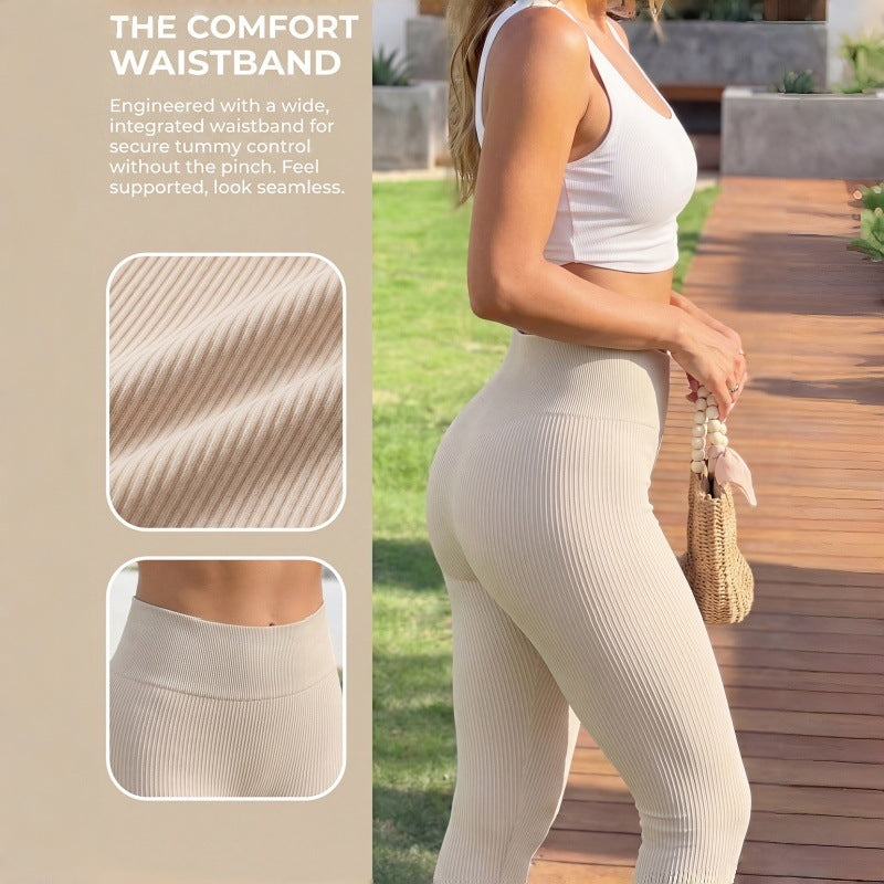 Ribbed Seamless HighWaist Yoga Pants