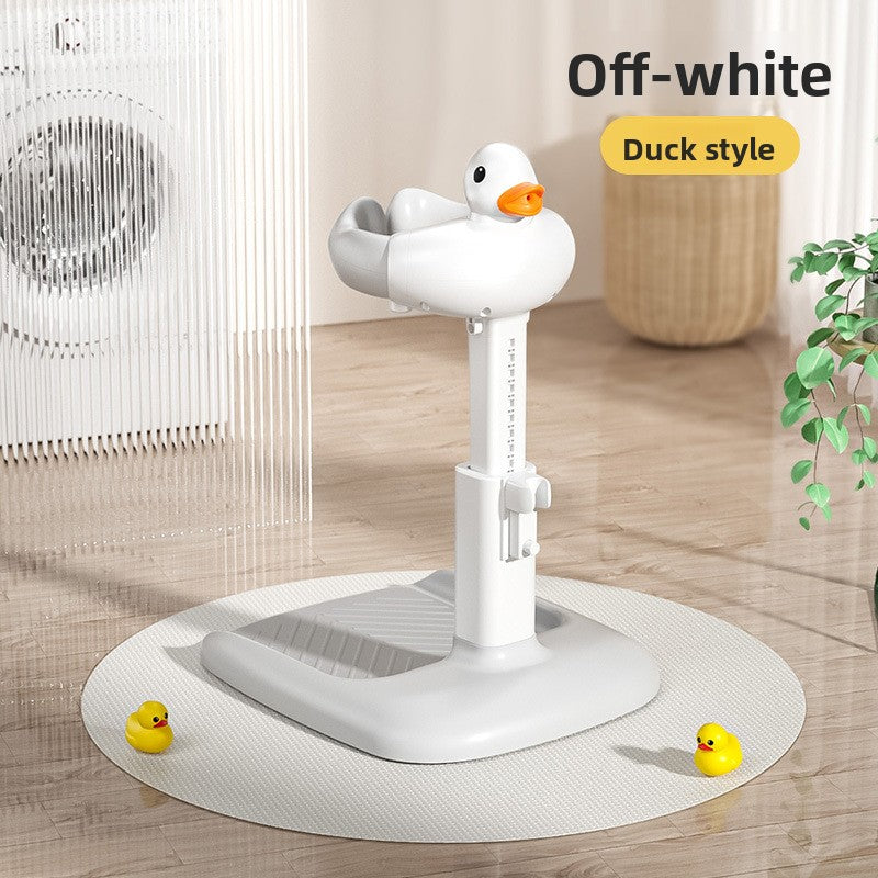 Adjustable Baby Bath Stand with Stool