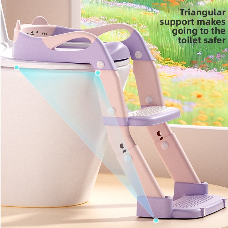 Foldable Children Toilet Training Step Stool