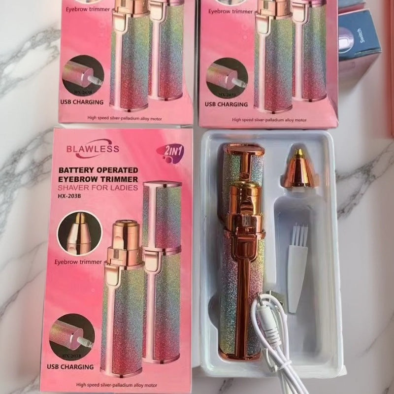 Lipstick Shaped Electric Hair Remover USB Rechargeable