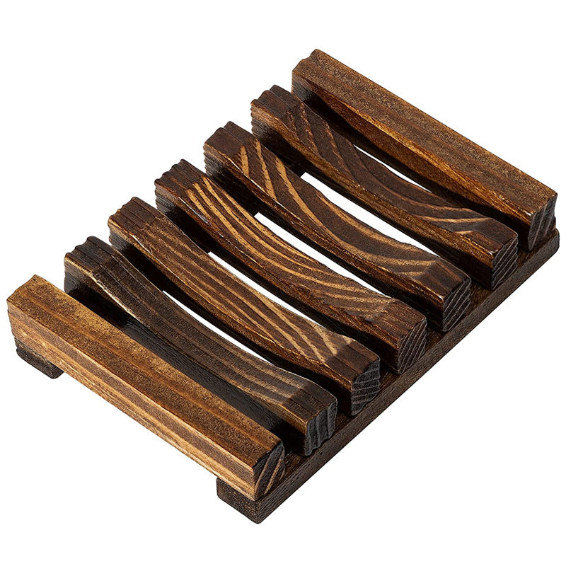 Retro Seifenschale aus Holz