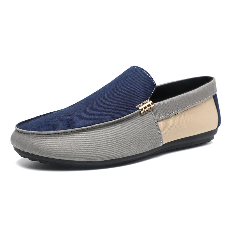 Atmungsaktive Slip-On-Segeltuchschuhe für Herren