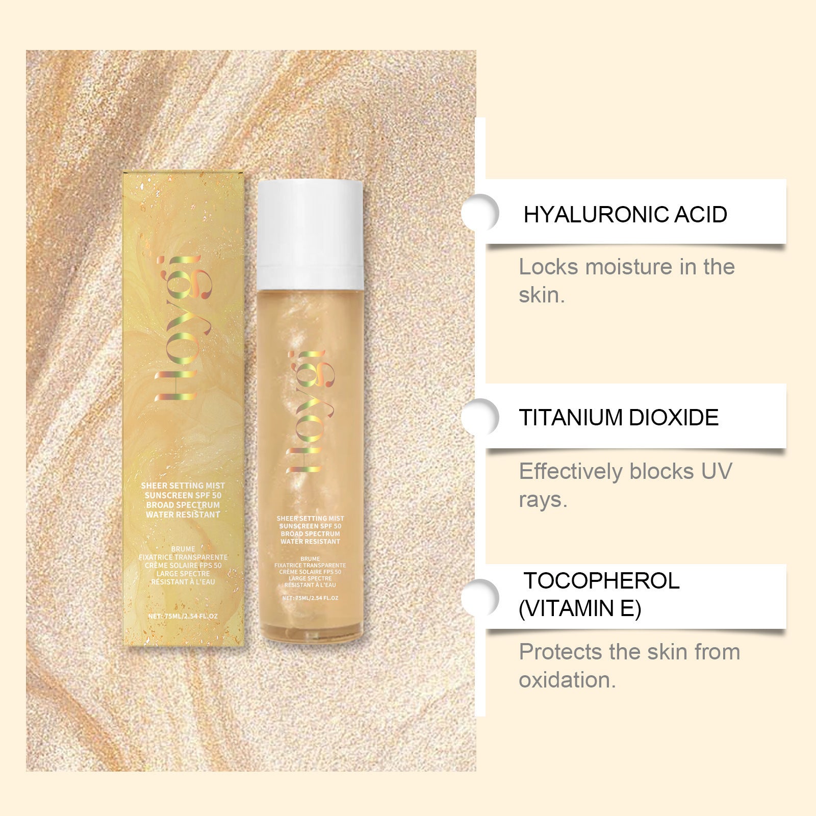Hoygi Makeup Setting Moisturizing Spray