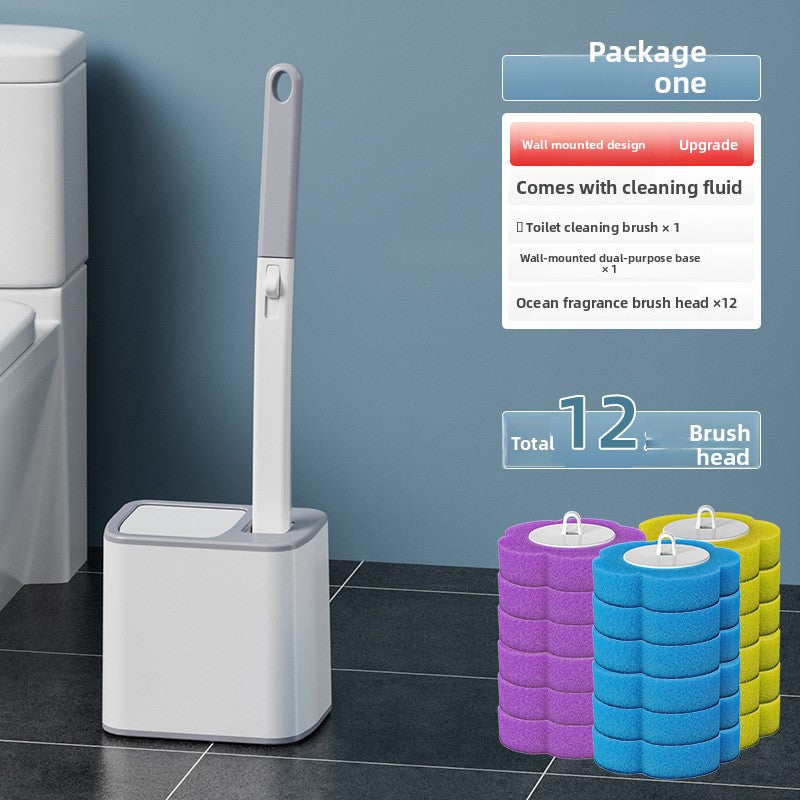 All-in-One Toilet Brush Set