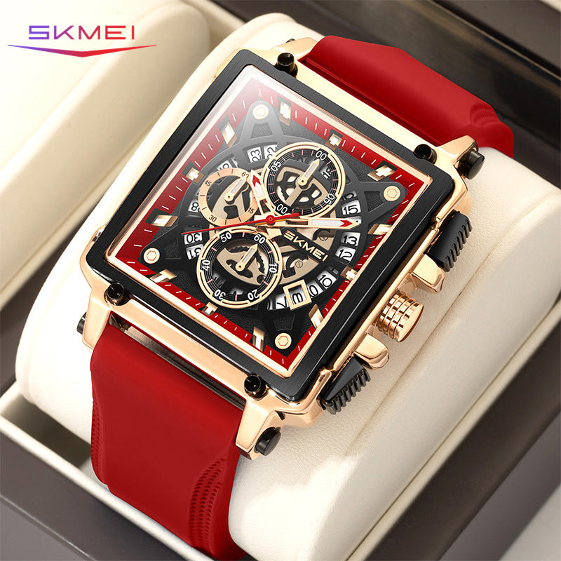Square Mens Quartz Watch