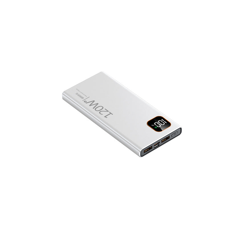 120W Super Fast Charging Power Bank 30000mAh Portable Mobile Battery Pack