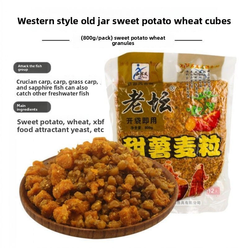Old-timer brine mixed grain base fishing bait