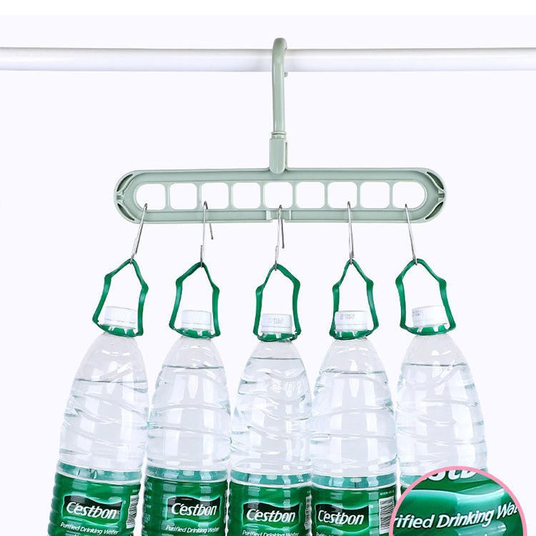Multifunctional Foldable 9-hole Clothes Hanger