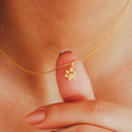 Cat Paw Titanium Steel Gold Necklace