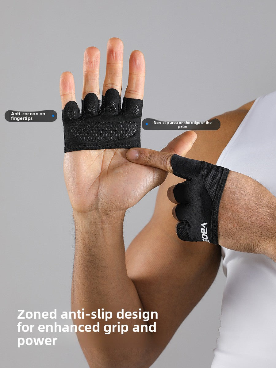 Gants de sport de fitness à demi-doigts