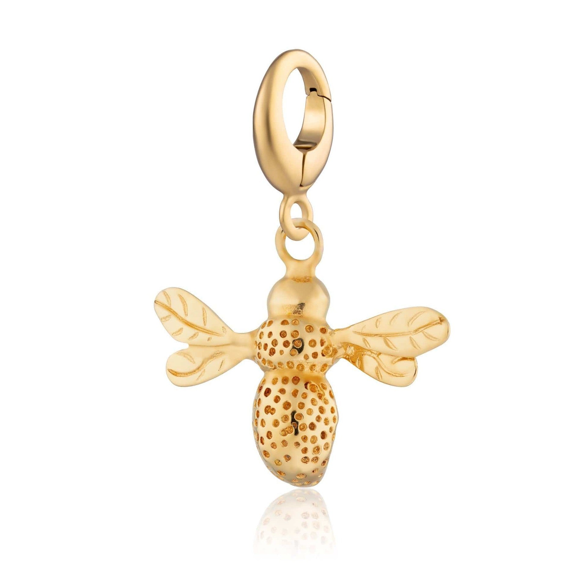 Animal Themed Stainless Steel Gold Plated Pendant Necklace