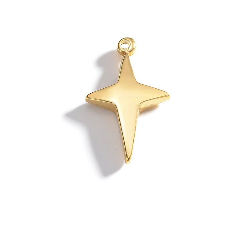 Electroplated Gold Bracelet with Pendant