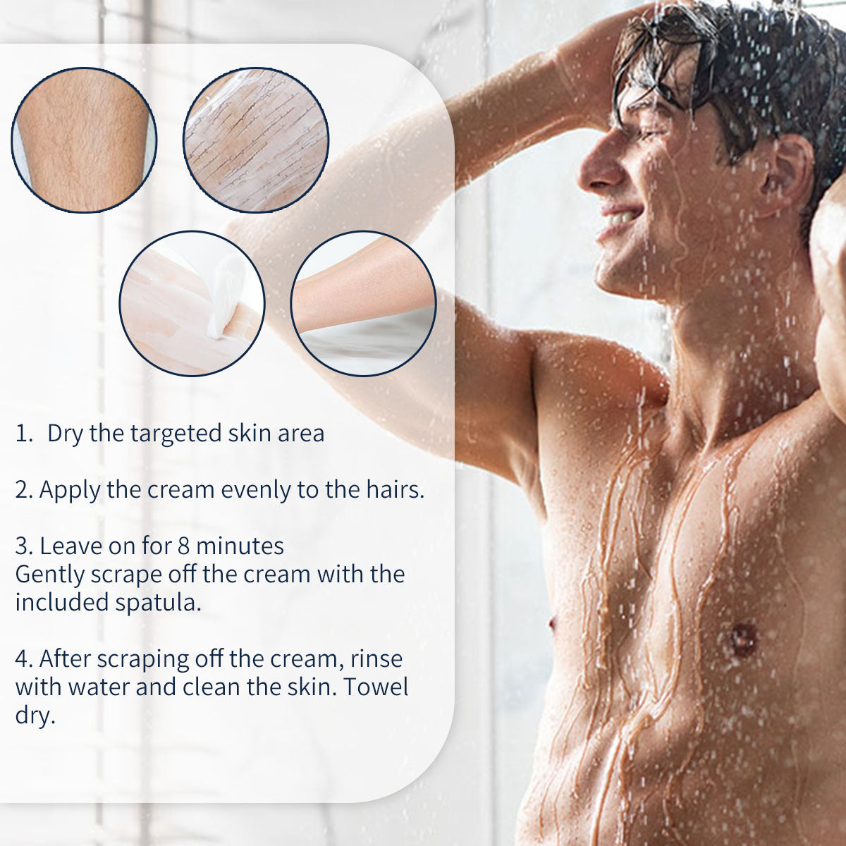 Men's Hair Removal Cream Wax