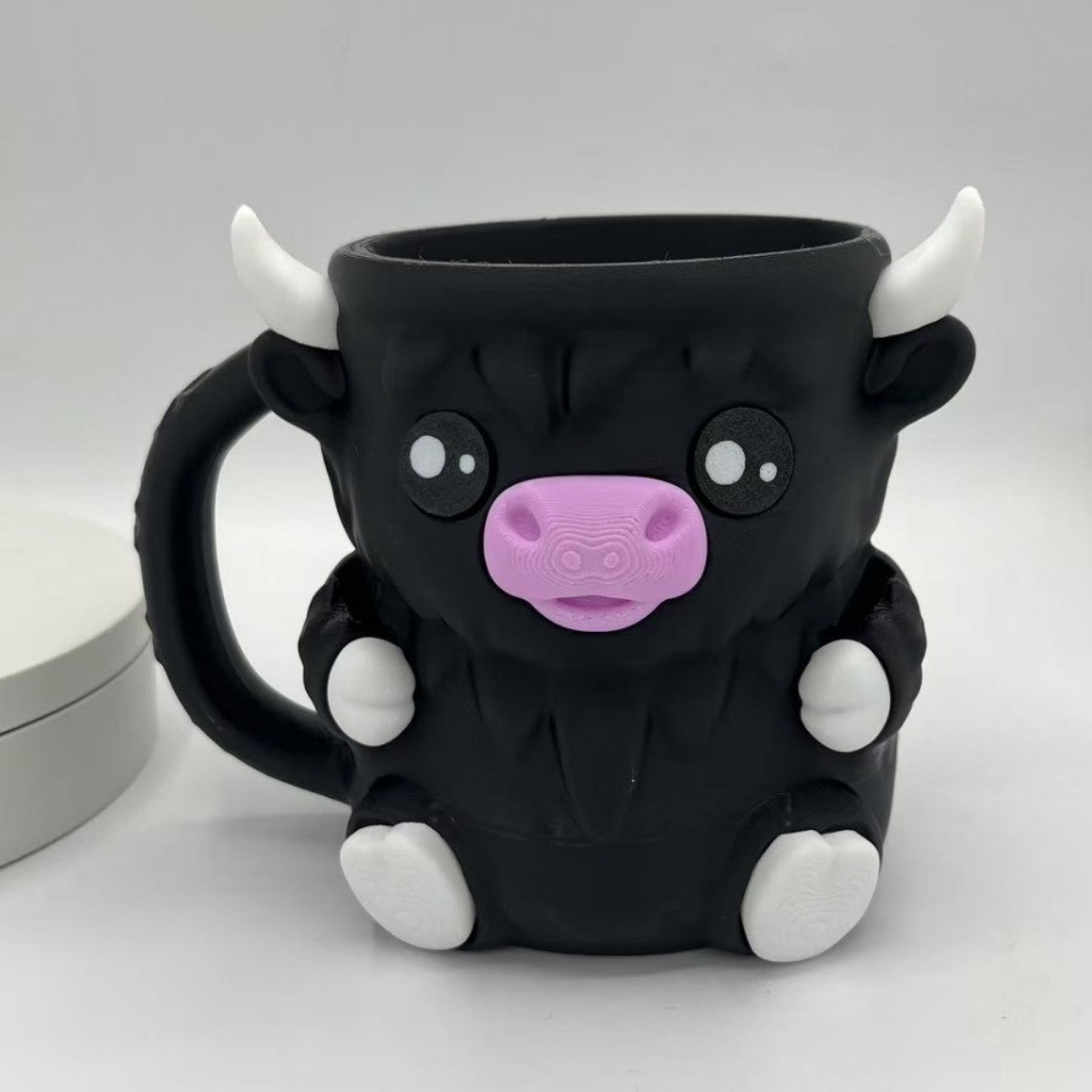 Highland Cow Ice Cream Pint Holder Decorative Pint Stand