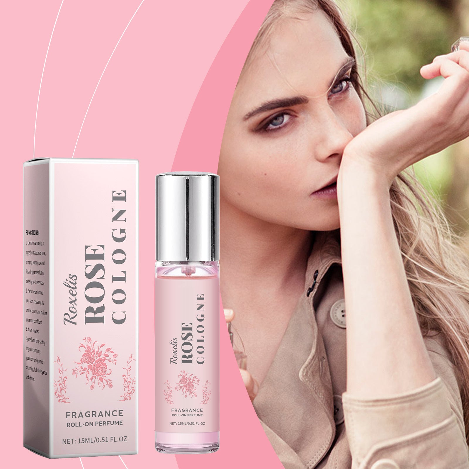 Rose Elegant Roller Ball Perfume for Women