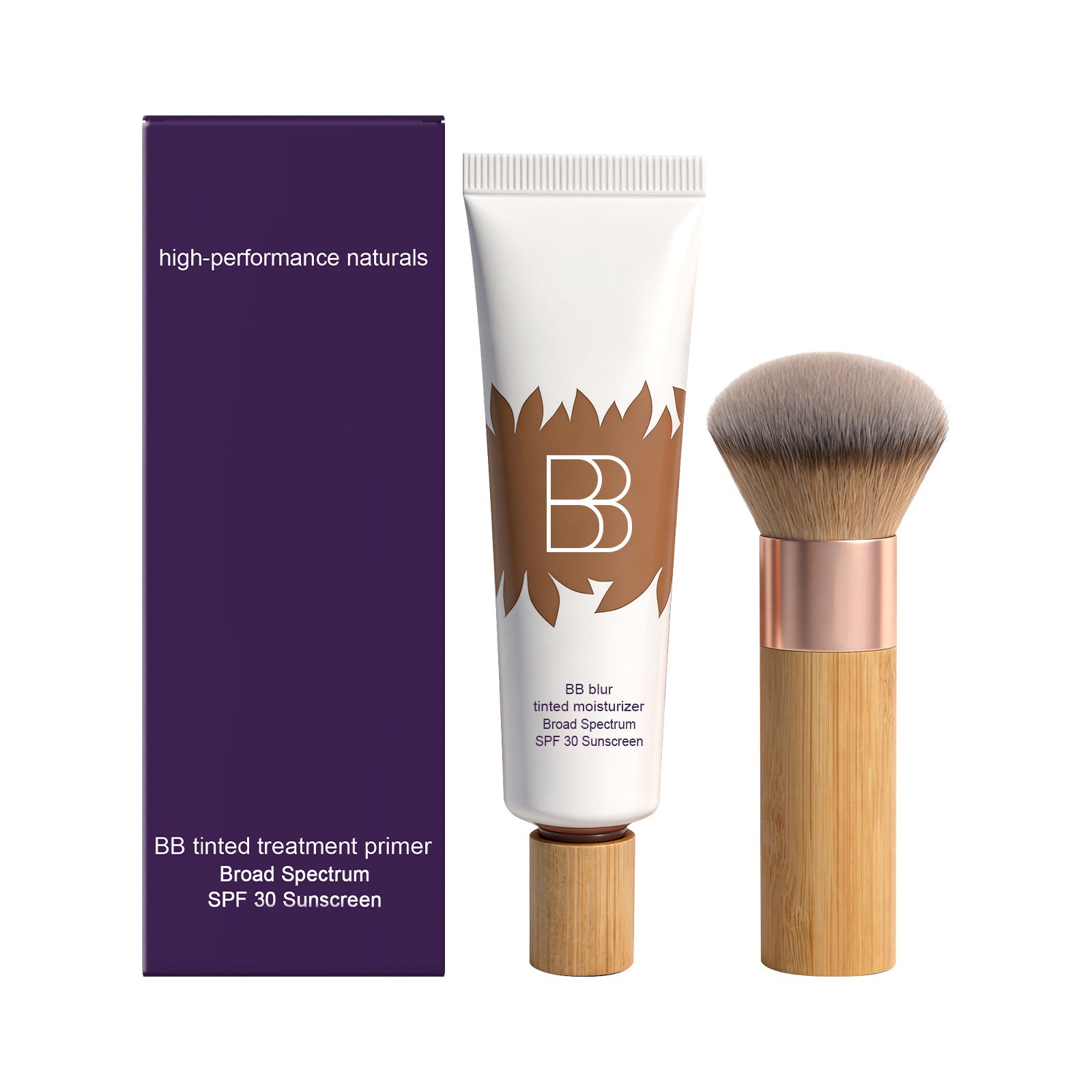 BB Cream Set with Makeup Brush