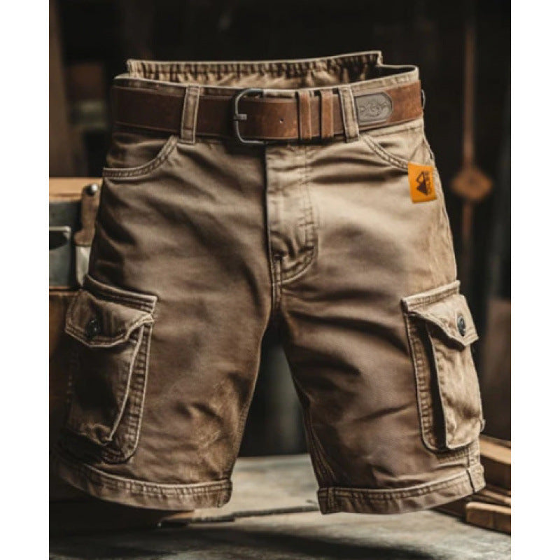 Herren 3D-Print Cargo-Shorts mit Reißverschluss Halloween-Design S–5XL | Men's 3D Print Halloween Cargo Shorts with Zipper S–5XL