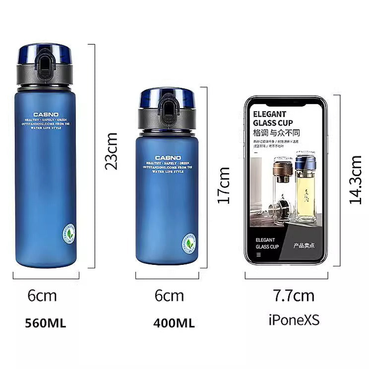 Portable Sports Water Cup with Pop-Up Lid