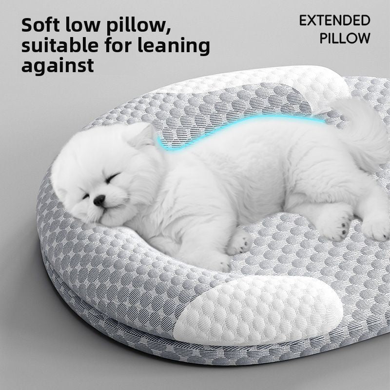 Summer Dog Bed with Removable and Washable Mat