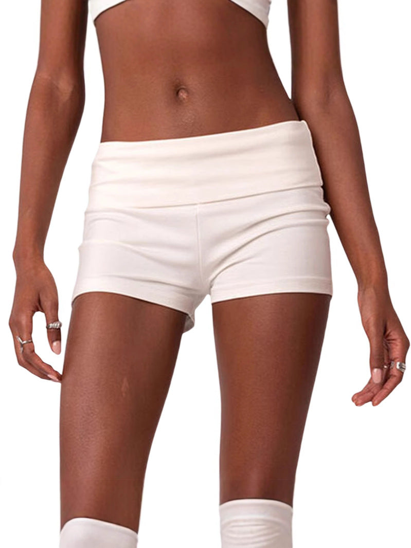 Tight-fitting low-rise leggings