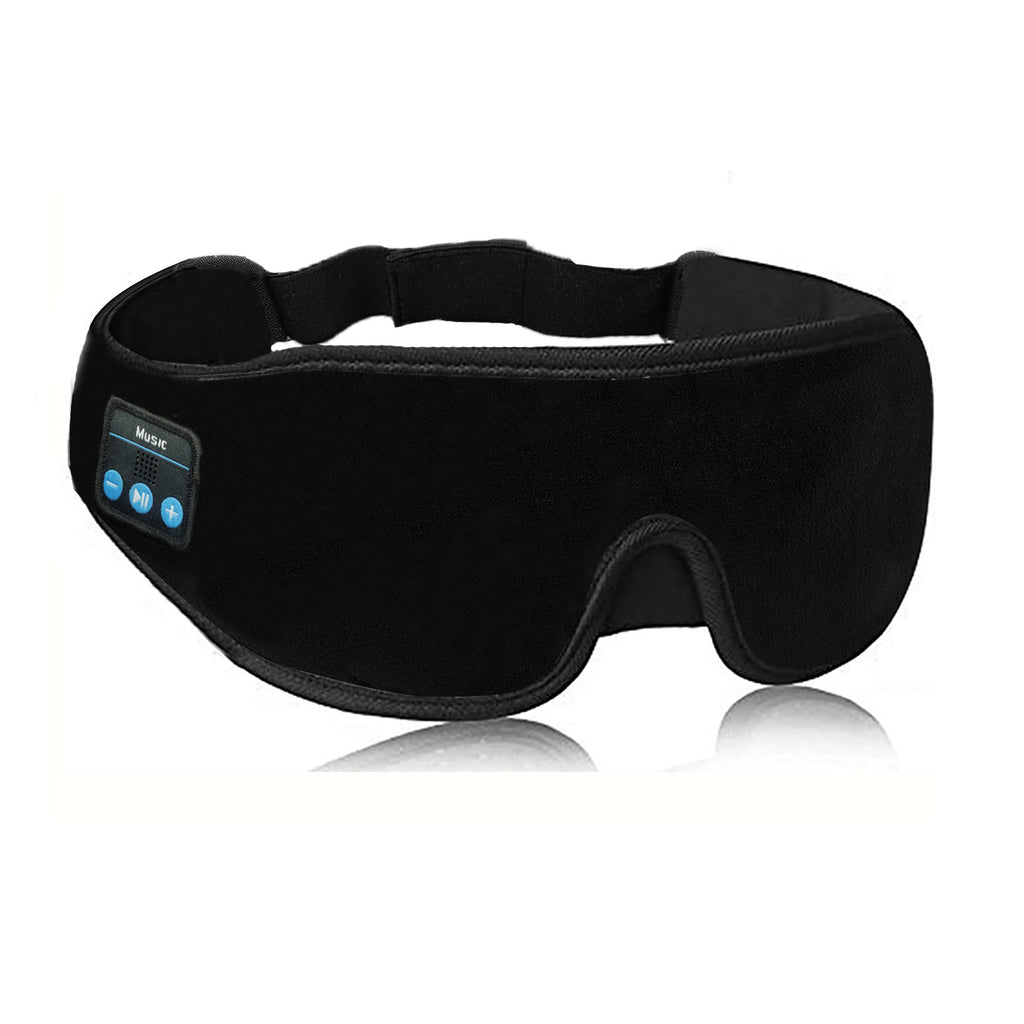 Masque de nuit sans fil Bluetooth 5.2 stéréo avec fonction musique et appels