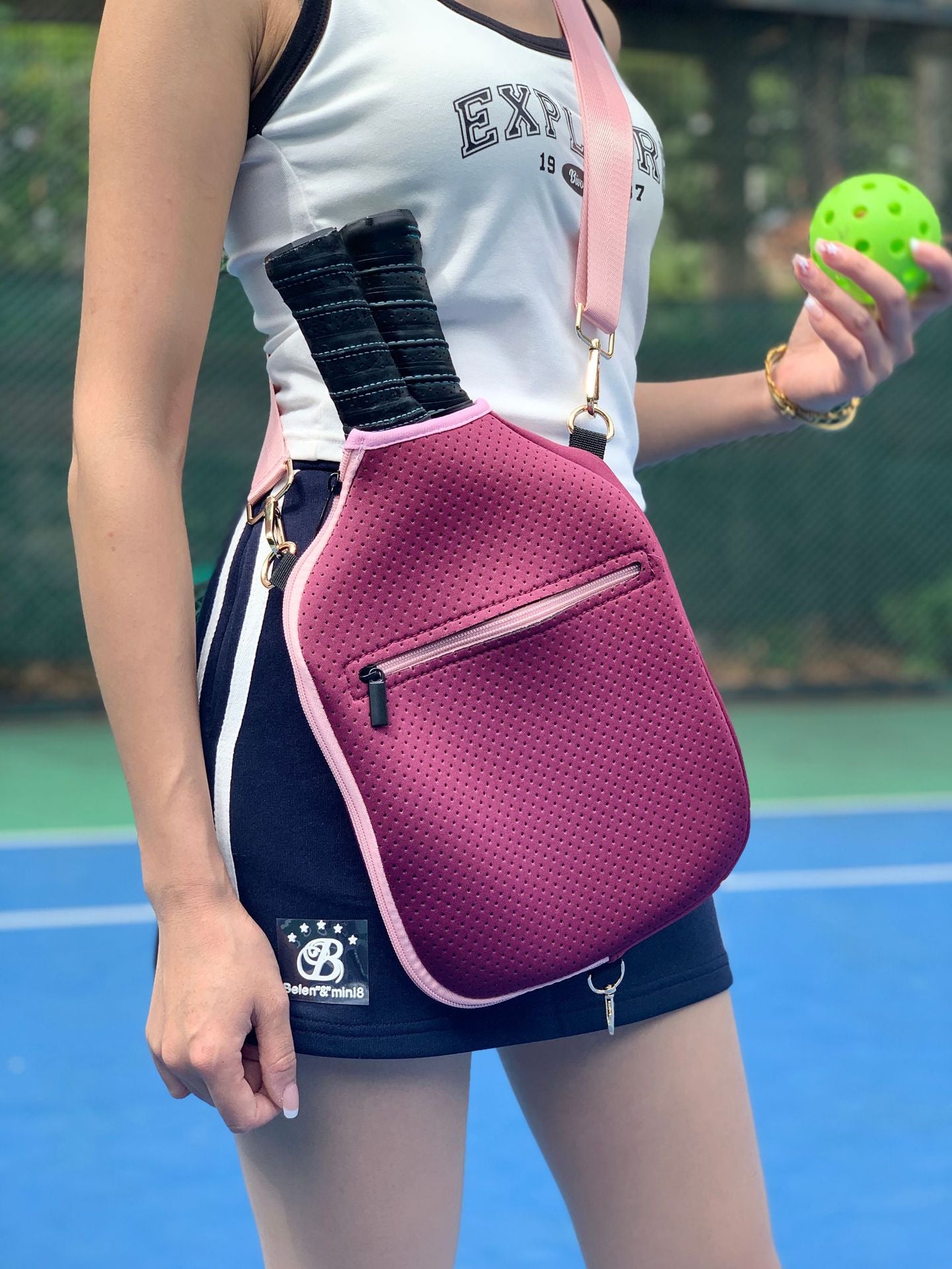 Diving Fabric Table Tennis Ratchet Storage Bag