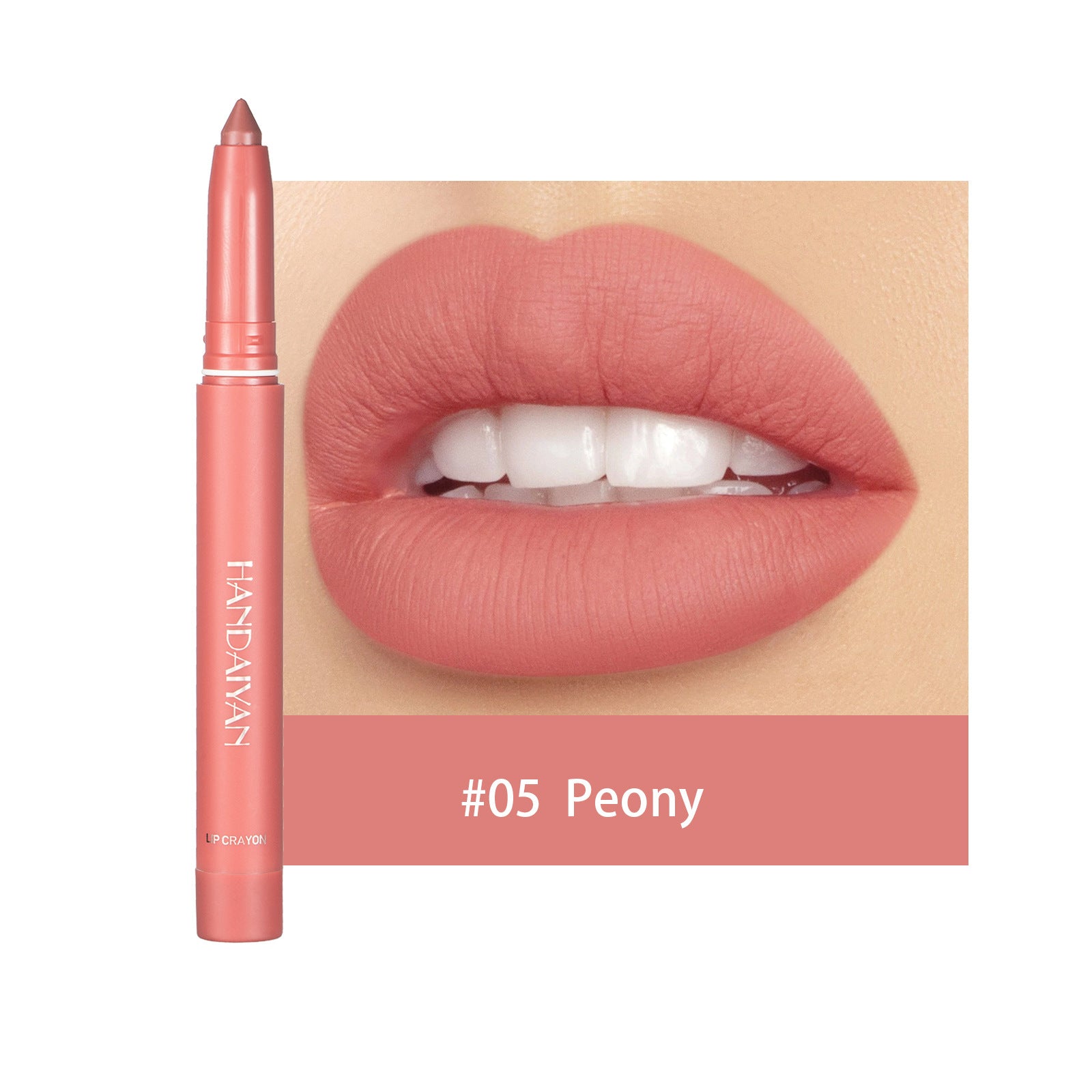 Matte Lipstick Lip Liner Dual Use Pen