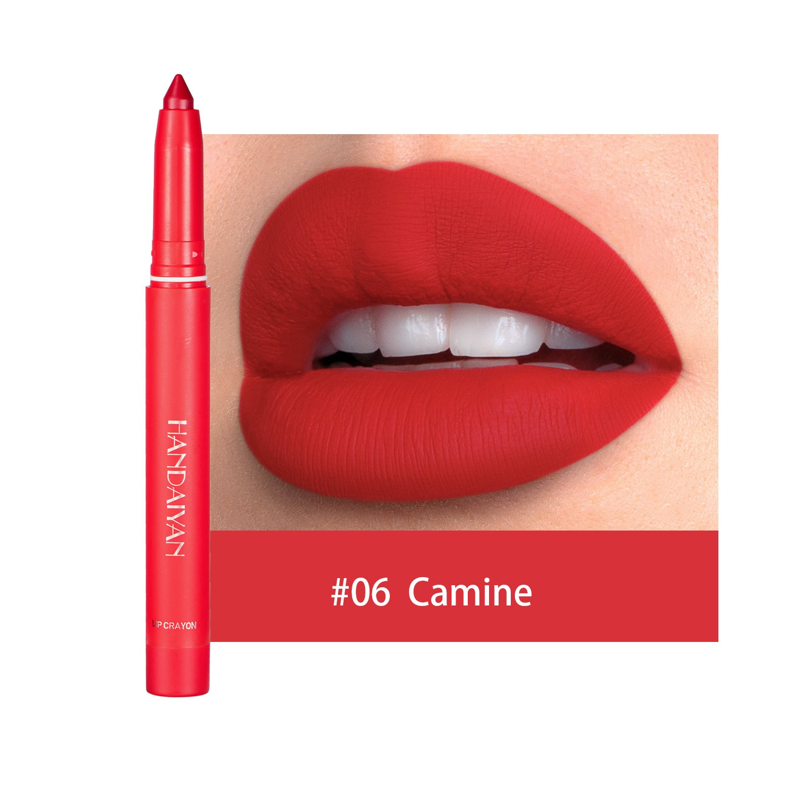 Matte Lipstick Lip Liner Dual Use Pen