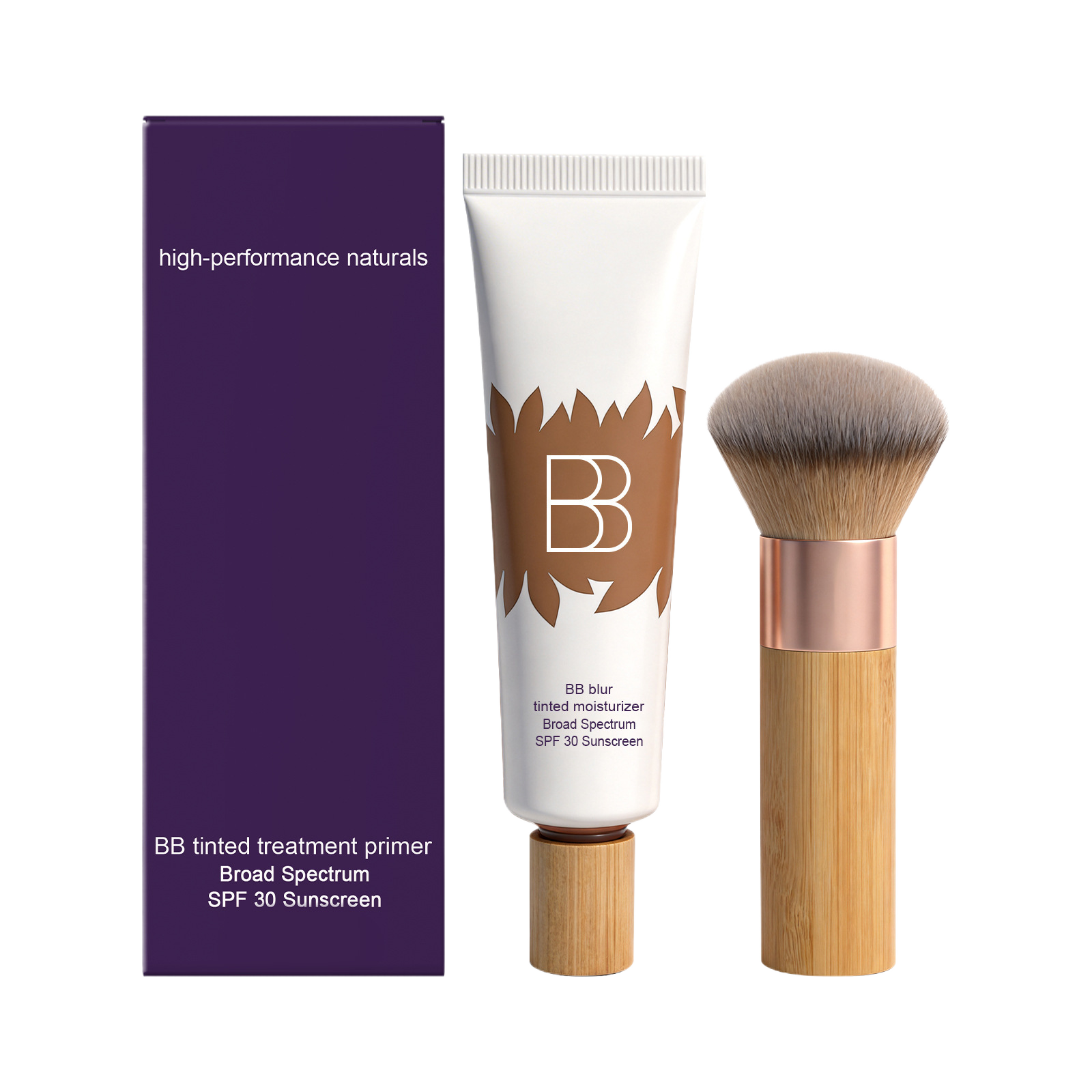 BB Cream Concealer Set with Makeup Brush