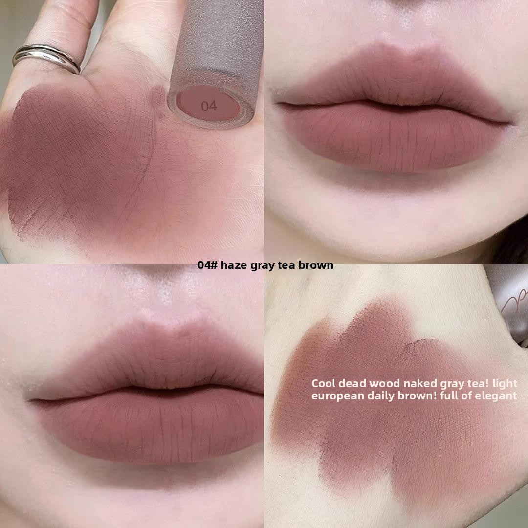Fake Plain Milk Tea Soft Fog Lipstick