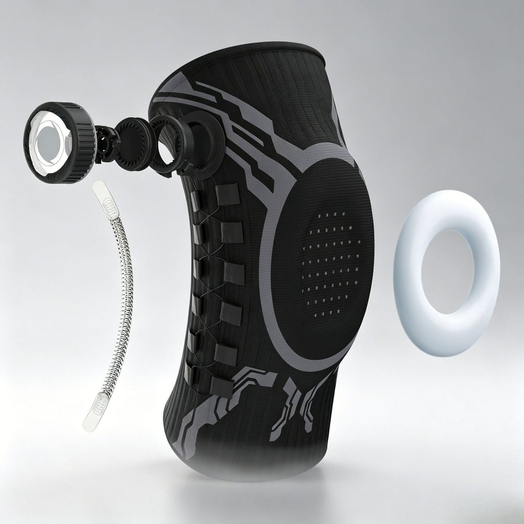 Adjustable Compression Knee Support with Patella Gel