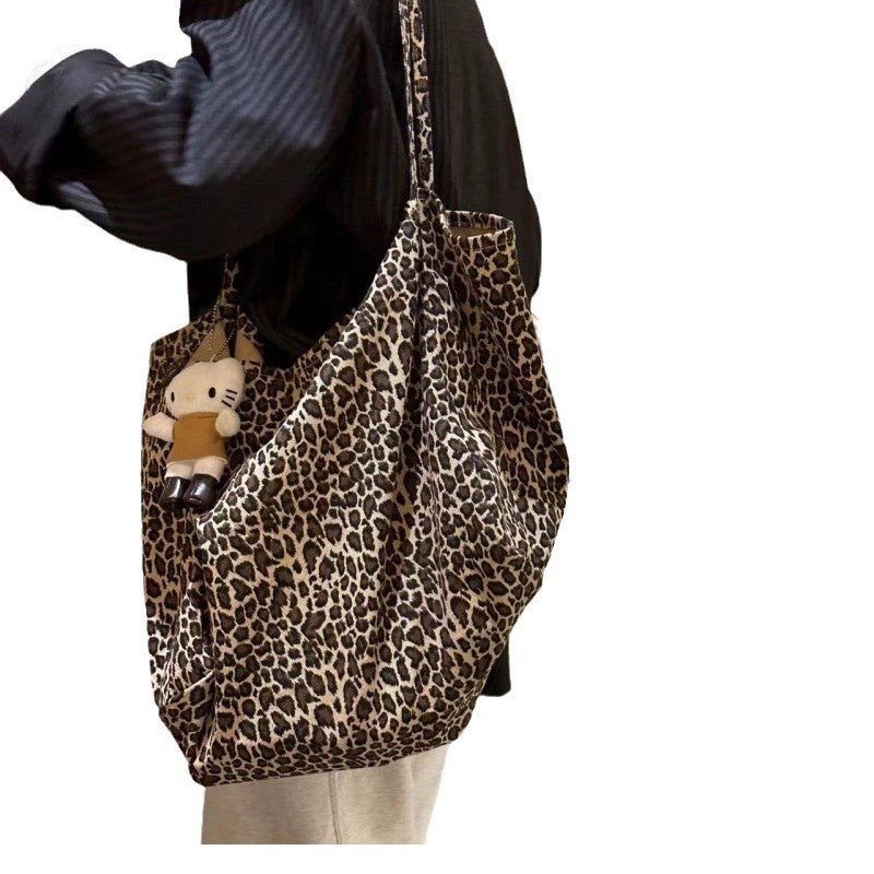 Relaxed All-match Practical Canvas Bag
