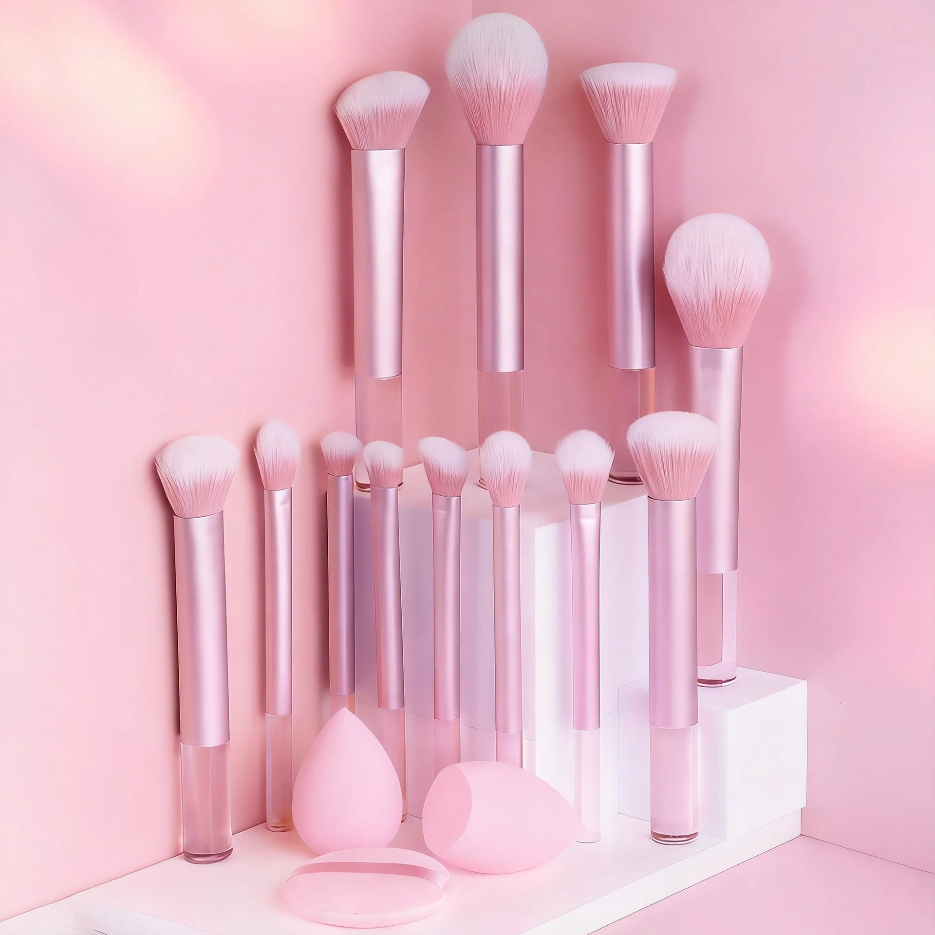 Mehrfarbiger Make-up-Pinsel