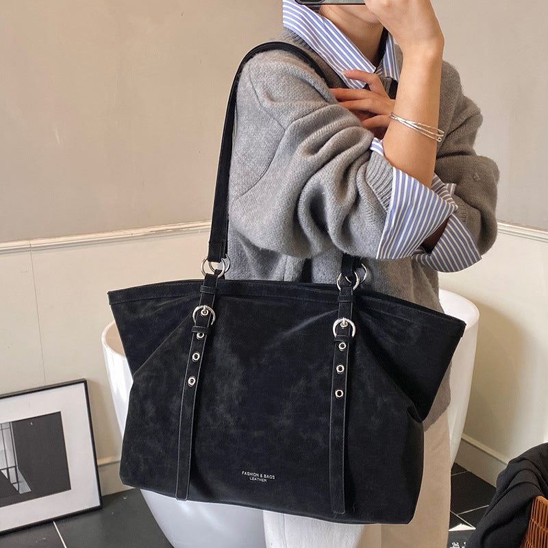 High-End Retro Tote Bag for Women