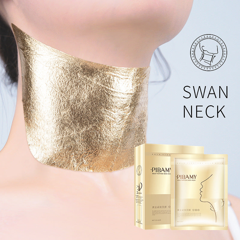 Gold Tightening Neck Mask Cream with Vibration