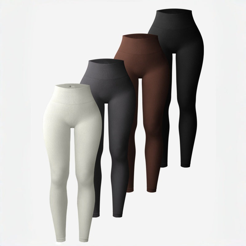 Ribbed Seamless HighWaist Yoga Pants