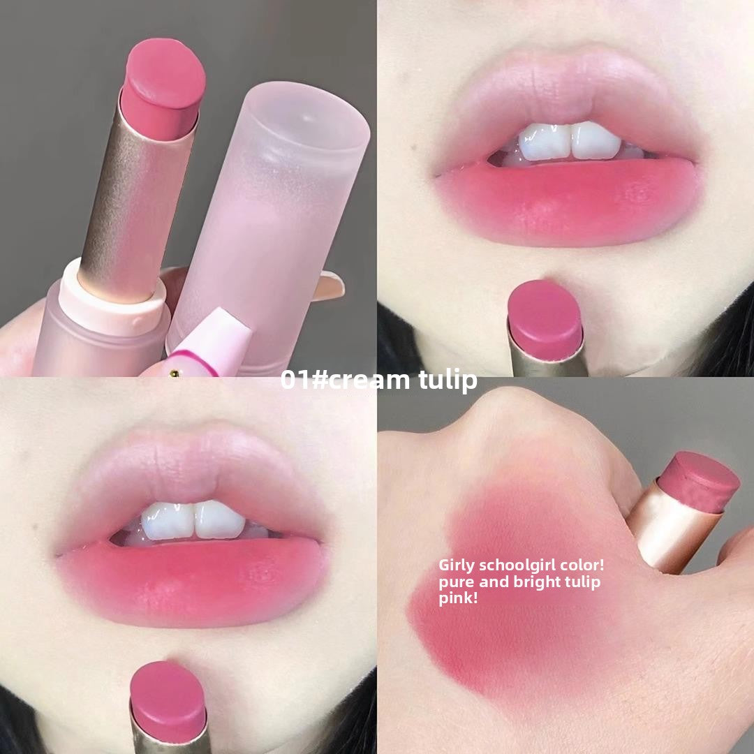 Fake Plain Milk Tea Soft Fog Lipstick