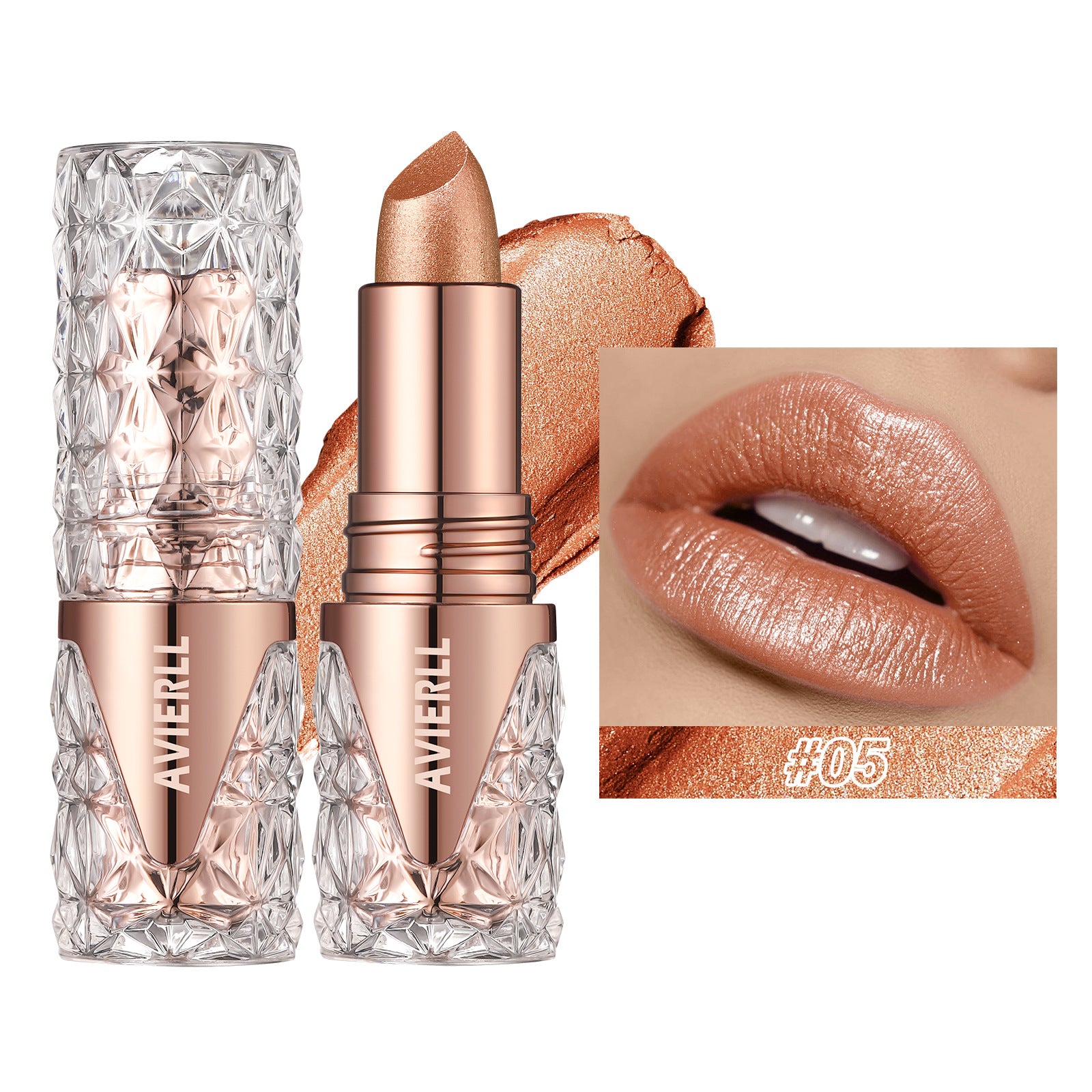 Pearlescent Shimmer Lipstick