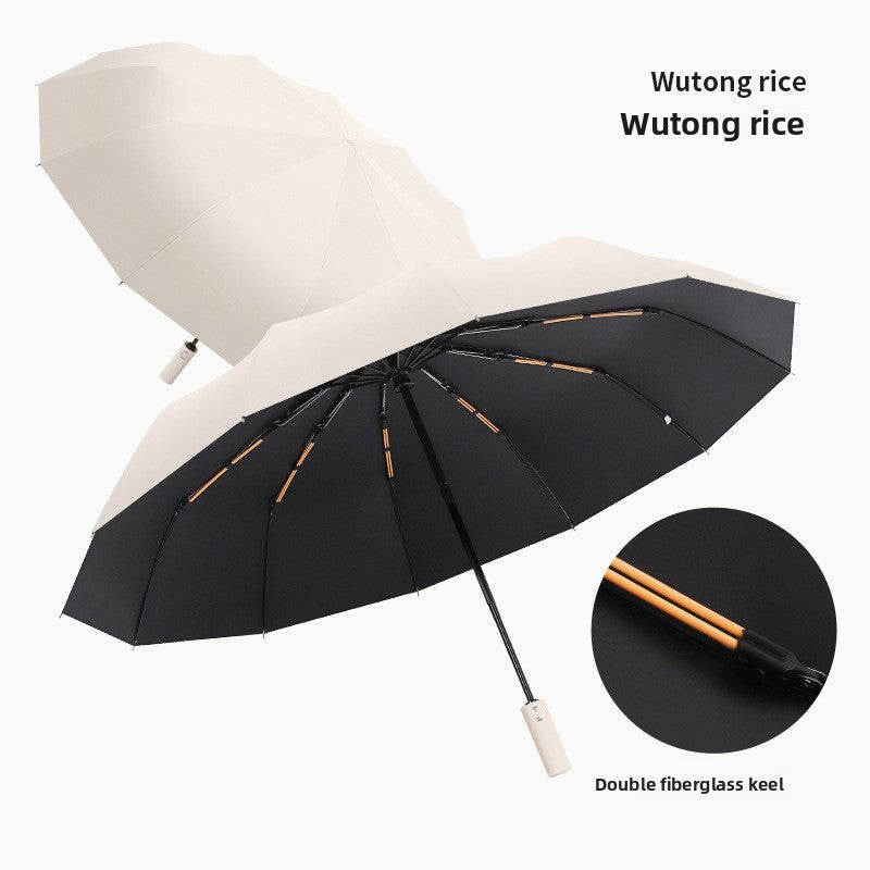 Automatic Folding Umbrella Sun Rain Protection