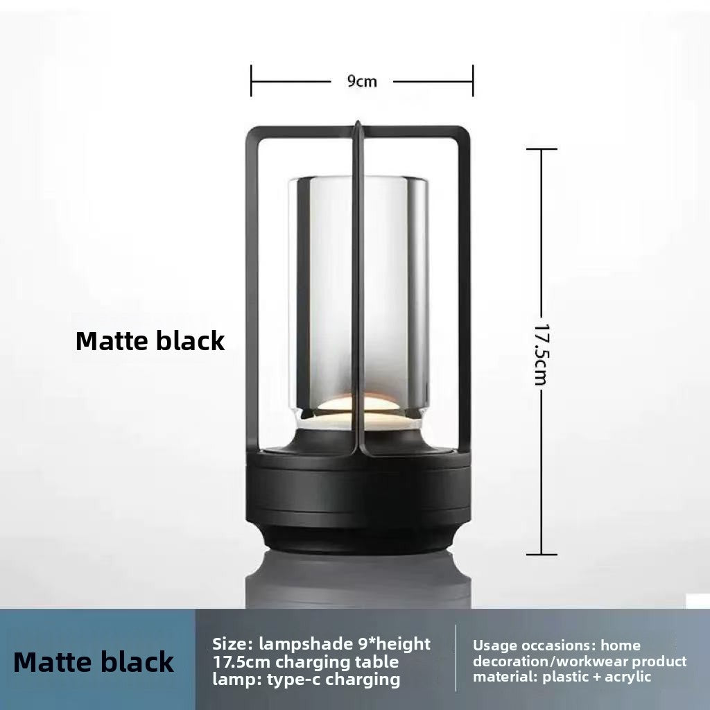 Retro All-Aluminum Touch Table Lamp