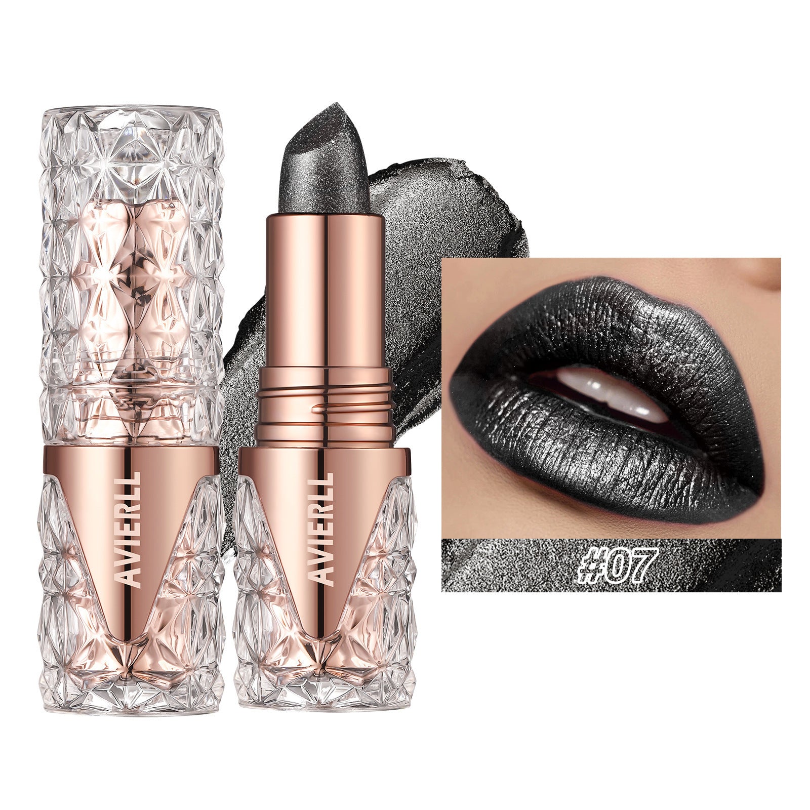 Waterproof Pearlescent Fine-Shimmer Lipstick