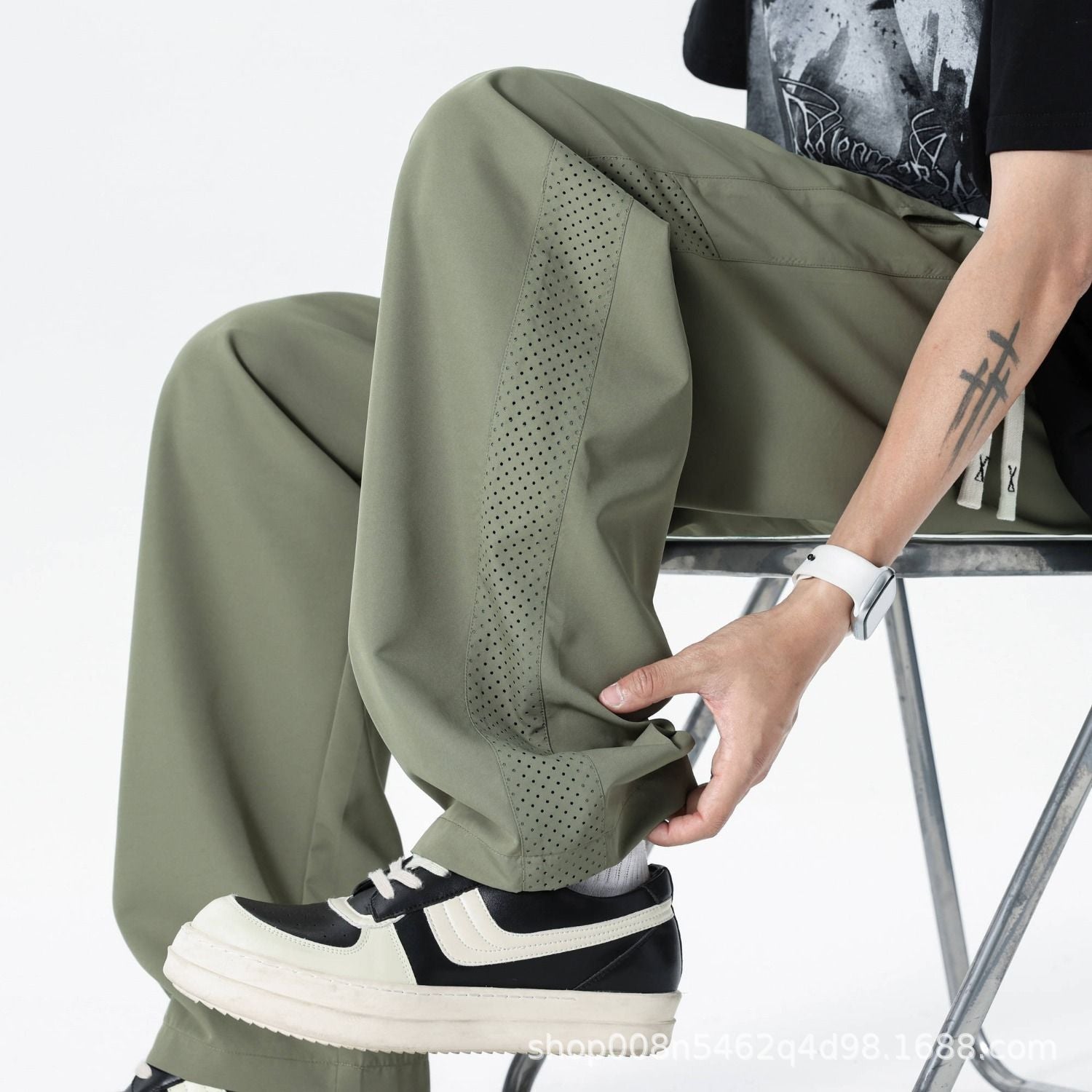 Mens Breathable Quick Dry Casual Pants