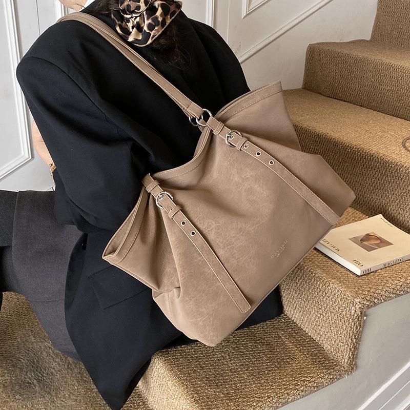 High-End Retro Tote Bag for Women