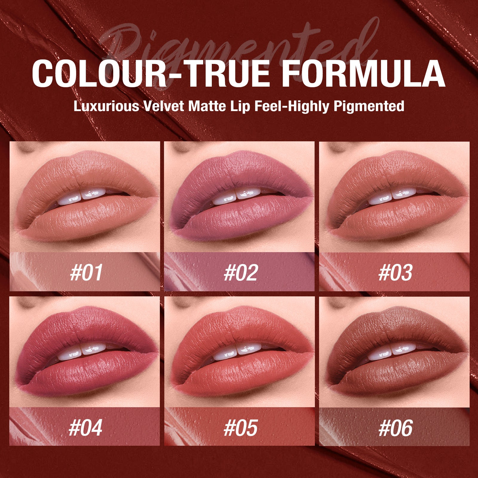 Matte Lipstick Long-Lasting Waterproof