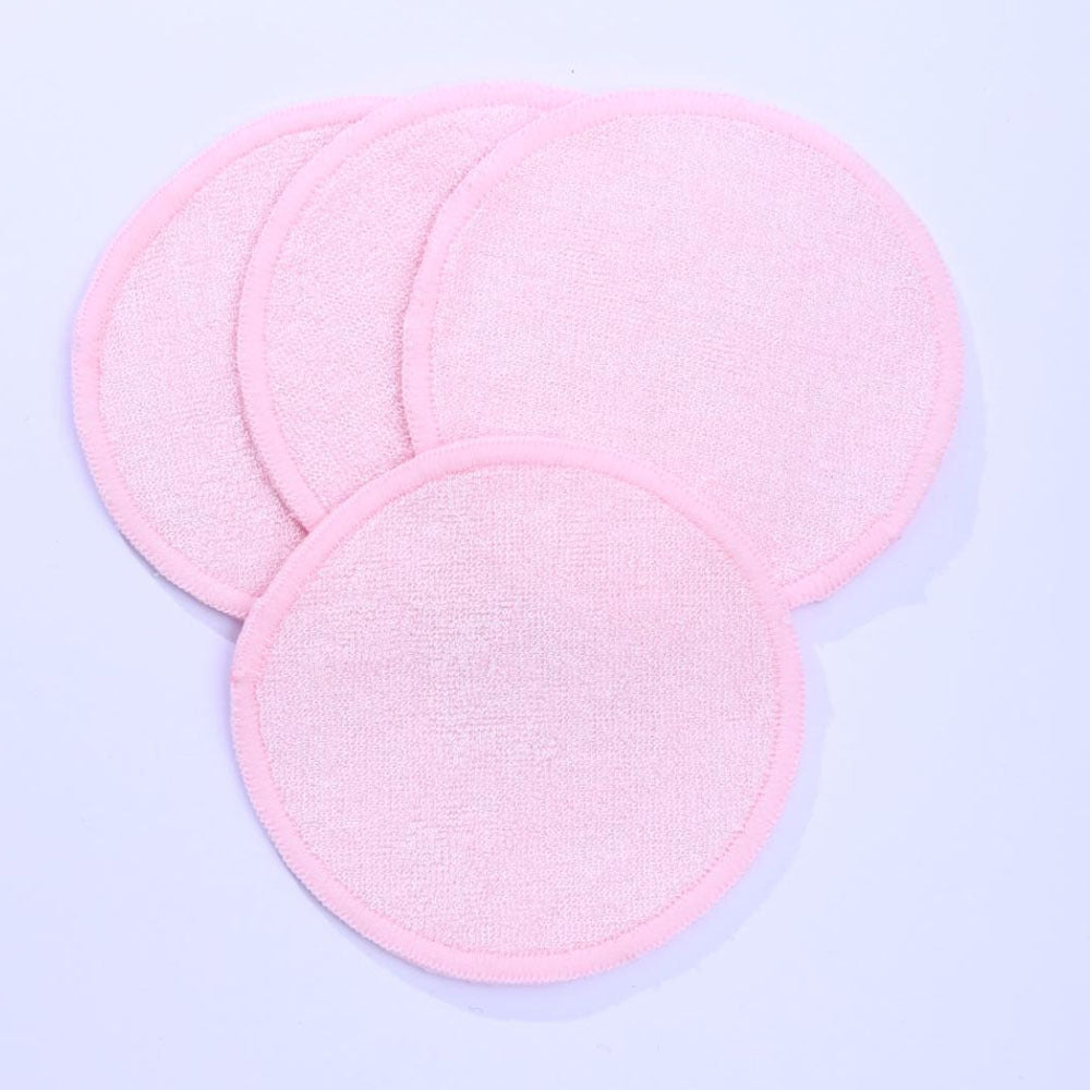 Bamboo fiber makeup remover pad