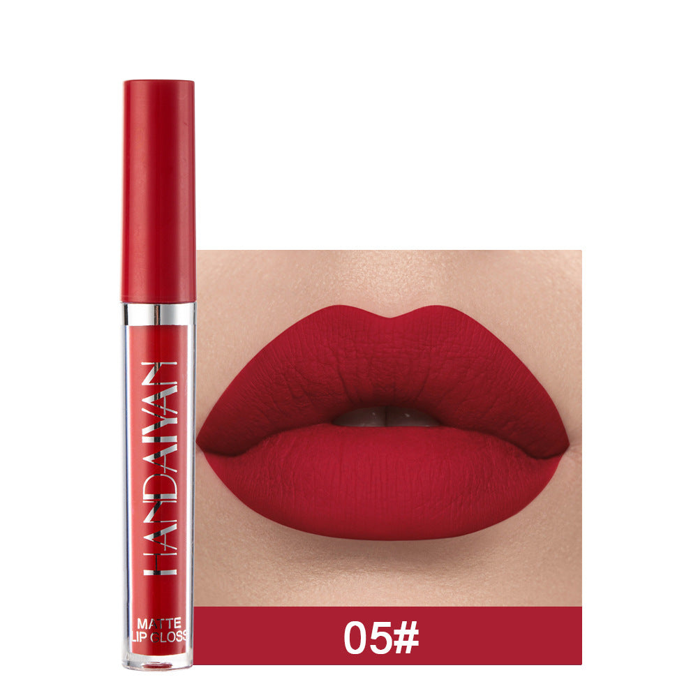 12-Farben Matter Lip Glaze Flüssiger Lippenstift wasserfest langanhaltend | 12-Color Matte Lip Glaze Liquid Lipstick Waterproof Long-Lasting