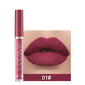 12-Farben Matter Lip Glaze Flüssiger Lippenstift wasserfest langanhaltend | 12-Color Matte Lip Glaze Liquid Lipstick Waterproof Long-Lasting