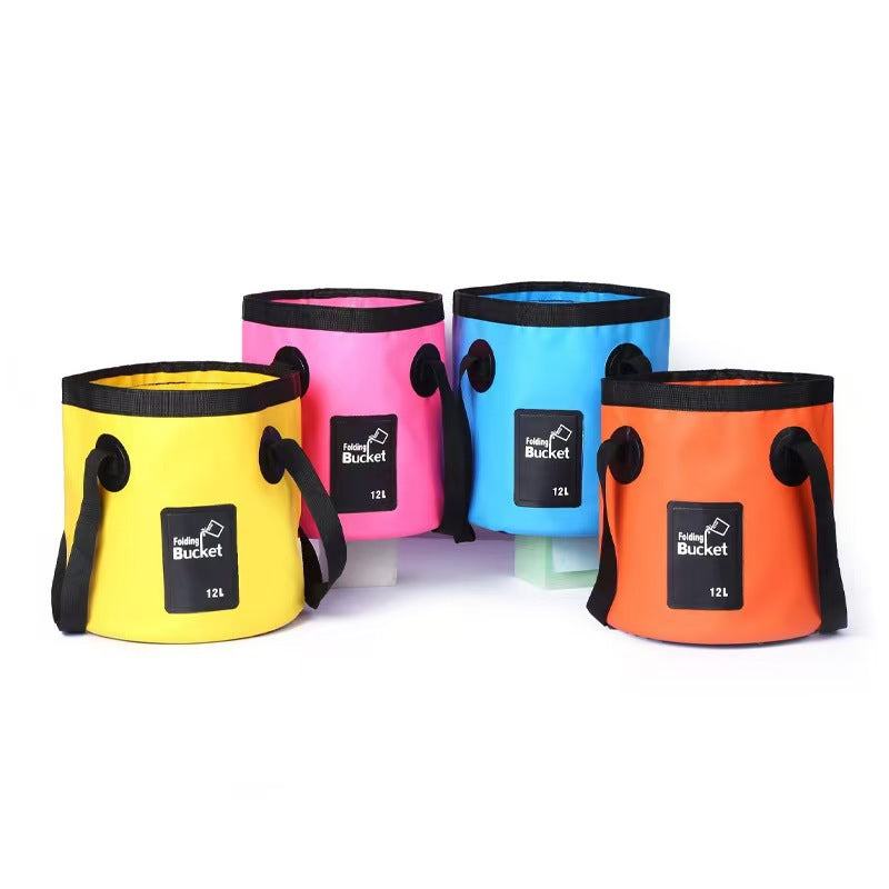 Outdoor folding fishing bucket